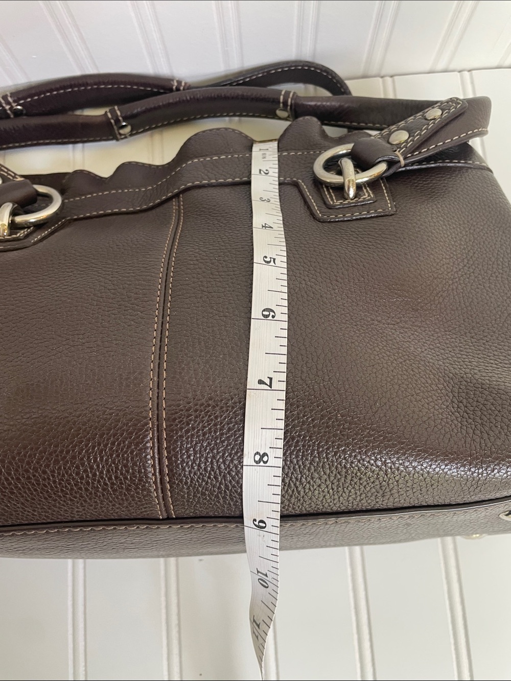 Coach Vintage Y2K Penelope Chocolate Brown Pebbled Leather bag - Picture 12 of 16